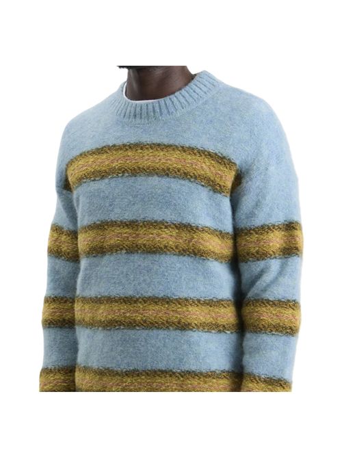 JACQUARD WOOL master SWEATER DRIES VAN NOTEN | 262-021236-4755514 LIGHT BLUE